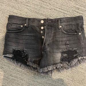 Free People Jean Shorts